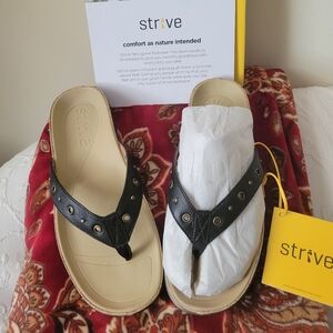 Strive Black Women's Sandals